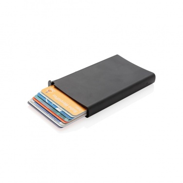 Logo trade advertising products image of: Standard aluminium RFID cardholder