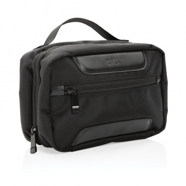 Logotrade promotional giveaway image of: Swiss Peak AWARE™ RPET Voyager toiletry bag