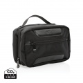 Swiss Peak AWARE™ RPET Voyager toiletry bag, black