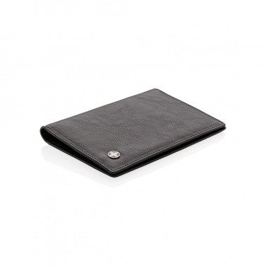 Logo trade promotional products image of: RFID anti-skimming passport holder