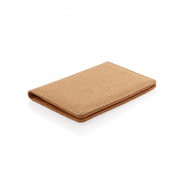 Logo trade promotional gifts picture of: Cork secure RFID passport cover