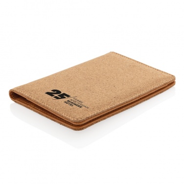 Logotrade promotional gift image of: Cork secure RFID passport cover