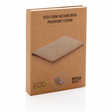 Logotrade business gift image of: Cork secure RFID passport cover