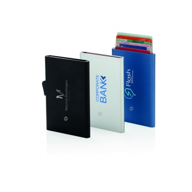 Logo trade advertising products image of: C-Secure aluminium RFID card holder