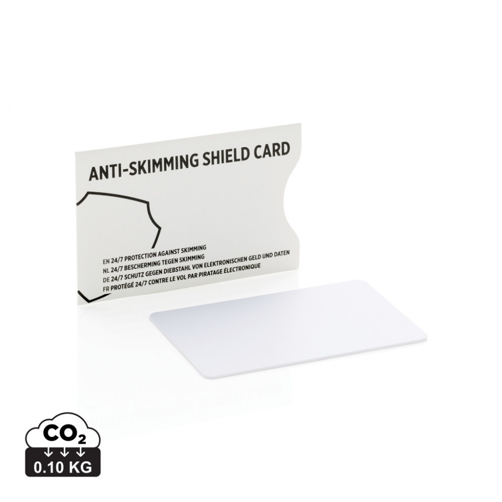 Logotrade promotional merchandise image of: Anti-skimming RFID shield card with active jamming chip