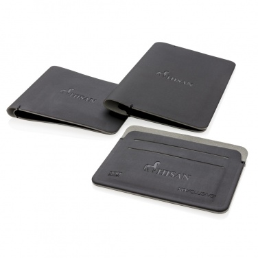 Logo trade promotional merchandise image of: Quebec RFID safe cardholder