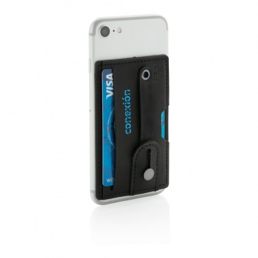 Logo trade promotional gifts image of: 3-in-1 Phone Card Holder RFID