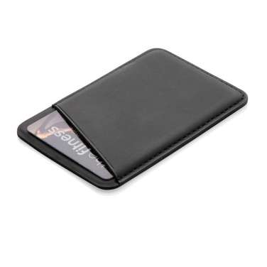 Logo trade corporate gifts image of: Magnetic phone card holder