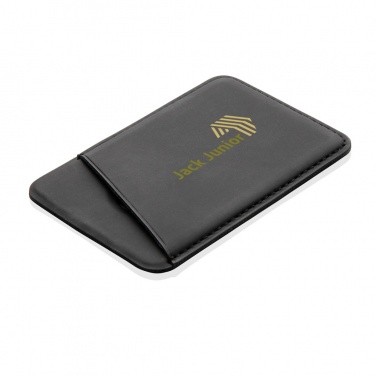 Logo trade promotional giveaways picture of: Magnetic phone card holder