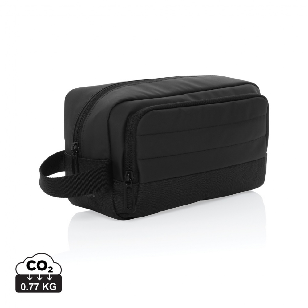 Logo trade corporate gift photo of: Armond AWARE™ RPET toiletry bag