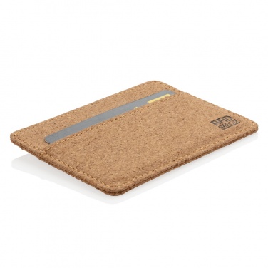 Logo trade advertising products image of: Cork secure RFID slim wallet