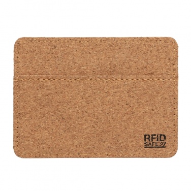 Logotrade promotional giveaways photo of: Cork secure RFID slim wallet