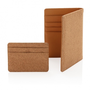 Logotrade promotional item image of: Cork secure RFID slim wallet