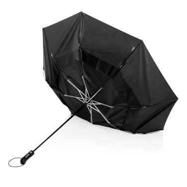 Logo trade business gift photo of: Swiss Peak Aware™ Tornado 27” pocket storm umbrella