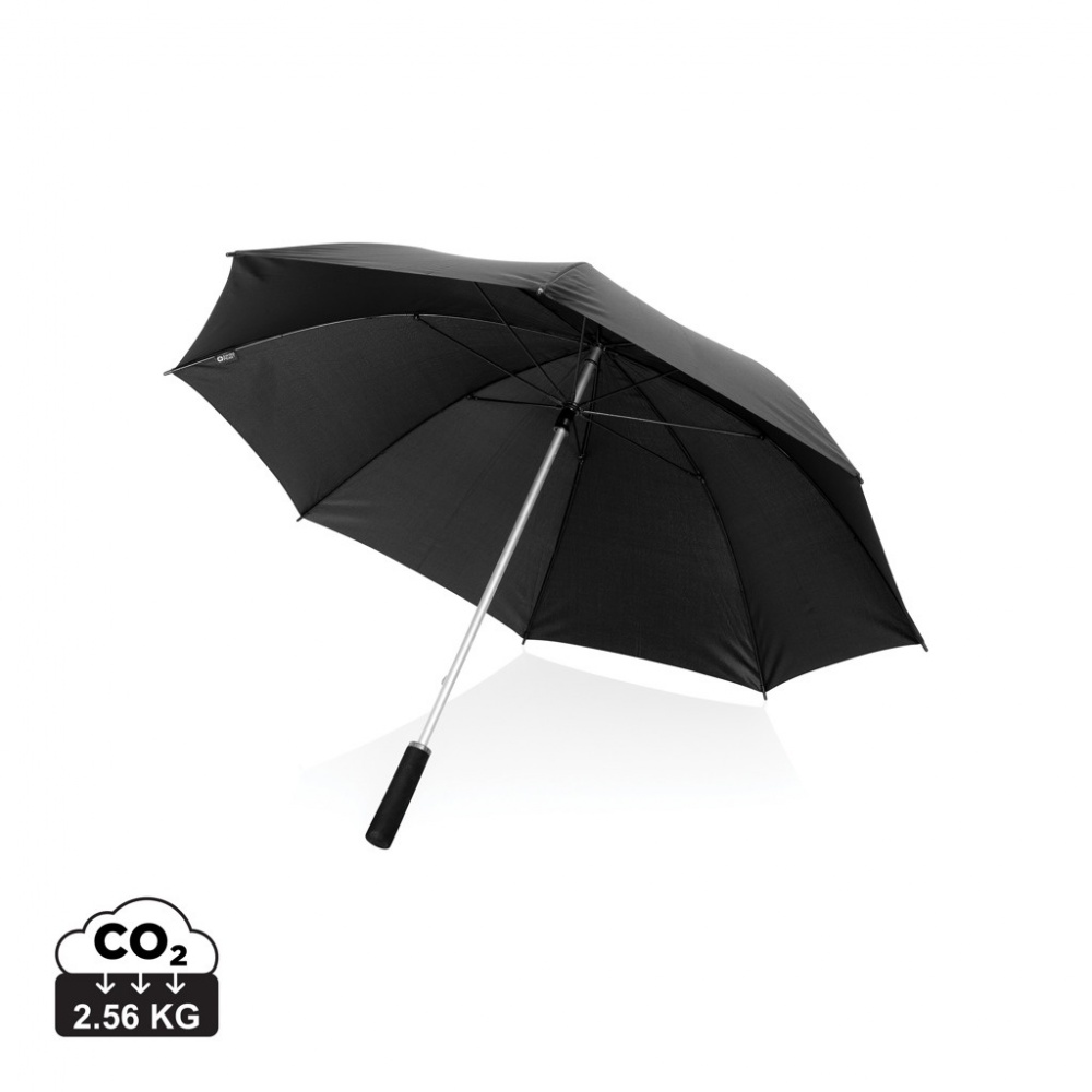 Logo trade promotional merchandise picture of: Swiss Peak Aware™ Ultra-light manual 25” Alu umbrella