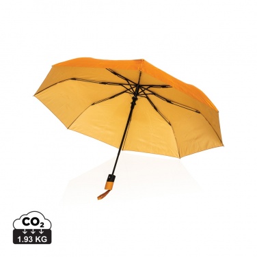 Logo trade promotional item photo of: 21" Impact AWARE™ 190T mini auto open umbrella