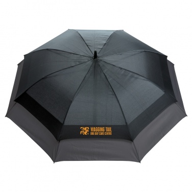 Logo trade corporate gifts picture of: Swiss Peak AWARE™ 23" to 27" expandable umbrella