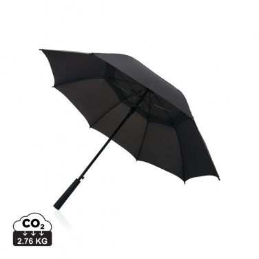 Logo trade promotional giveaways image of: Swiss peak AWARE™ Tornado 23” storm umbrella