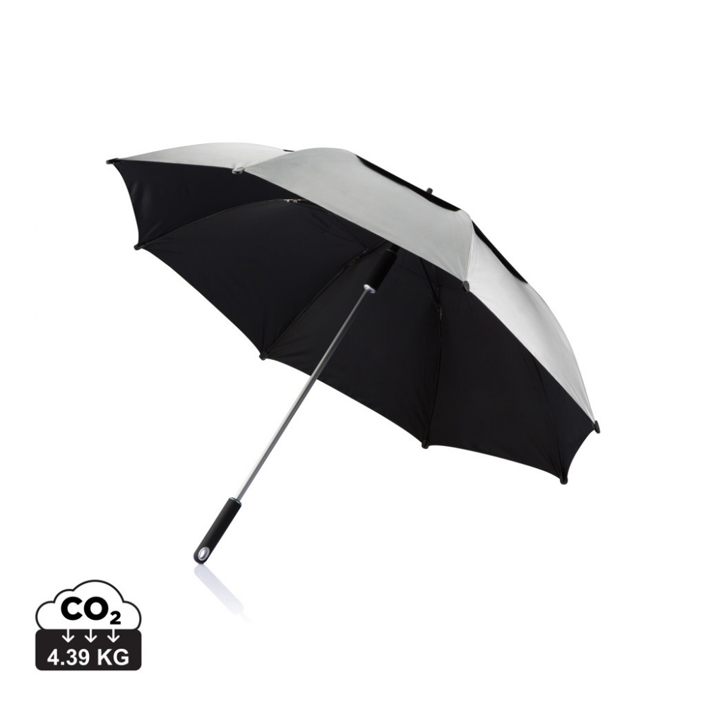 Logo trade promotional products image of: 27” Hurricane storm umbrella