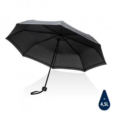 Logo trade promotional gift photo of: 20.5"Impact AWARE™ RPET 190T pongee mini reflective umbrella