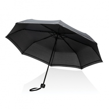 Logotrade business gift image of: 20.5"Impact AWARE™ RPET 190T pongee mini reflective umbrella