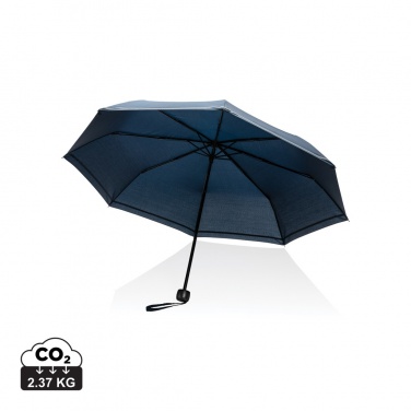 Logotrade promotional gift image of: 20.5"Impact AWARE™ RPET 190T pongee mini reflective umbrella