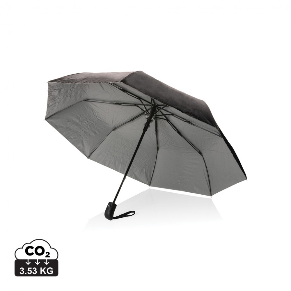 Logotrade promotional merchandise photo of: 21" Impact AWARE™ RPET 190T Pongee dual colour mini umbrella