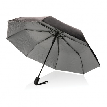 Logo trade promotional gifts image of: 21" Impact AWARE™ RPET 190T Pongee dual colour mini umbrella