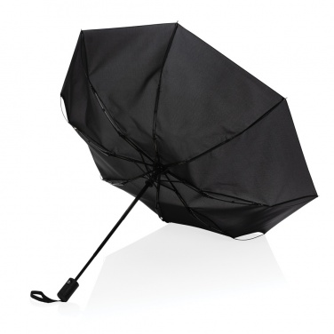 Logo trade promotional giveaway photo of: 21" Impact AWARE™ RPET 190T auto open/close umbrella