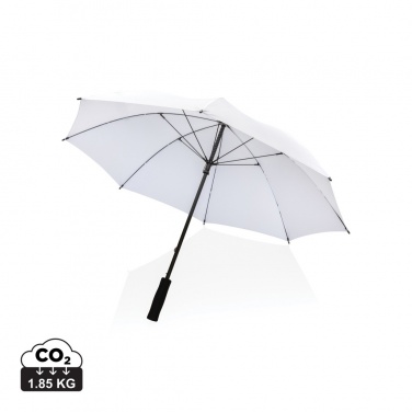 Logo trade advertising products image of: 23" Impact AWARE™ RPET 190T Storm proof umbrella