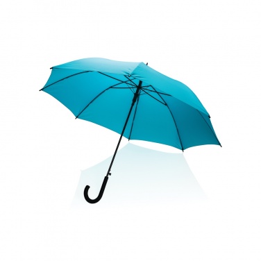 Logo trade advertising products image of: 23" Impact AWARE™ RPET 190T standard auto open umbrella