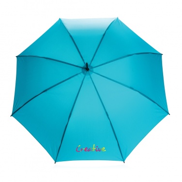 Logo trade corporate gift photo of: 23" Impact AWARE™ RPET 190T standard auto open umbrella