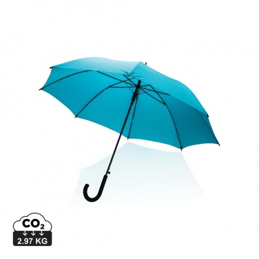 Logo trade corporate gifts image of: 23" Impact AWARE™ RPET 190T standard auto open umbrella