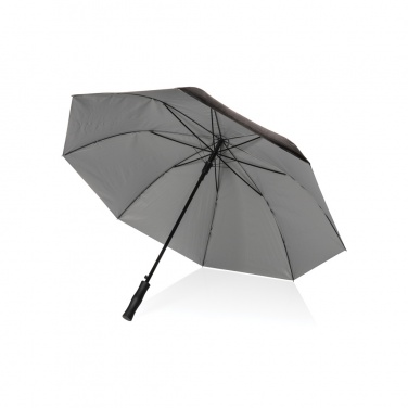 Logo trade business gift photo of: 27" Impact AWARE™ RPET 190T dual colour auto open umbrella