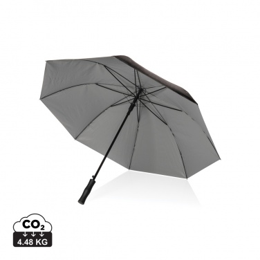 Logo trade business gift photo of: 27" Impact AWARE™ RPET 190T dual colour auto open umbrella