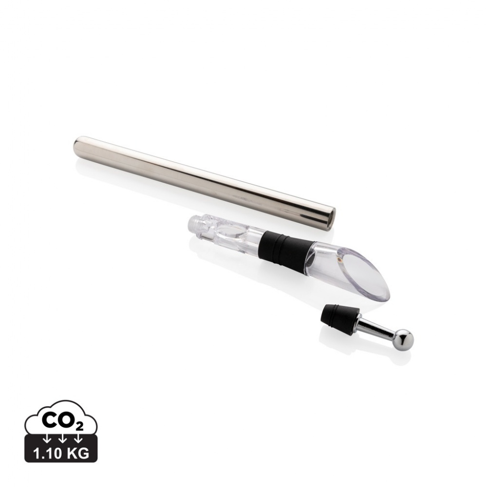 Logo trade promotional gifts image of: Vino Wine chiller stick