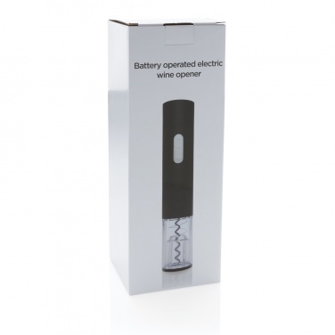 Logo trade promotional products picture of: Electric wine opener - battery operated