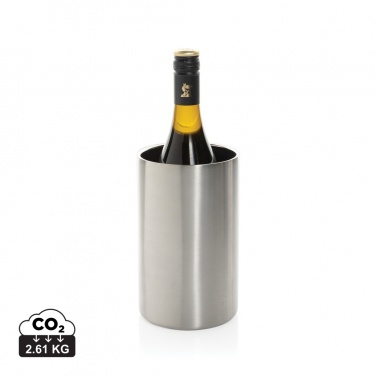 Logo trade promotional merchandise image of: Vino RCS certified recycled stainless steel wine bucket