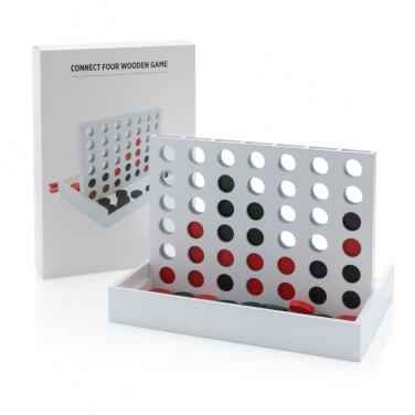 Logotrade corporate gift image of: Connect four wooden game