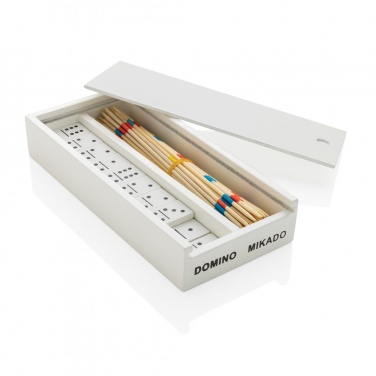 Logotrade corporate gift image of: Deluxe mikado/domino in wooden box