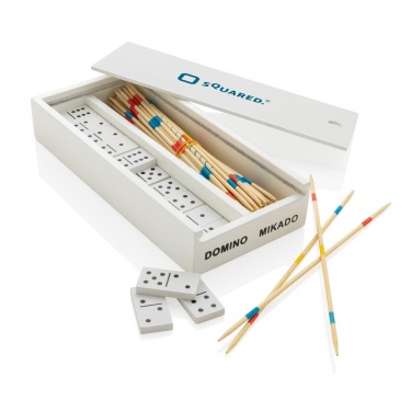 Logotrade promotional giveaway picture of: Deluxe mikado/domino in wooden box