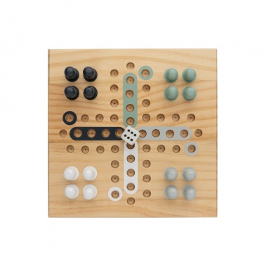 Logo trade promotional items image of: Claire wooden Ludo game