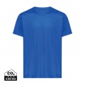 Iqoniq Tikal recycled polyester quick dry sport t-shirt, royal blue