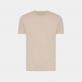 Iqoniq Brett recycled cotton t-shirt, light heather brown