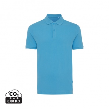 Logo trade promotional gift photo of: Iqoniq Yosemite recycled cotton pique polo