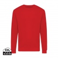 Iqoniq Zion recycled cotton crew neck, red