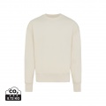 Iqoniq Kruger relaxed recycled cotton crew neck, natural raw