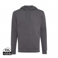 Iqoniq Jasper recycled cotton hoodie, anthracite