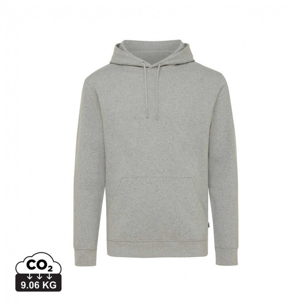 Logotrade advertising products photo of: Iqoniq Torres recycled cotton hoodie undyed