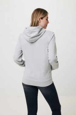 Logo trade promotional gift photo of: Iqoniq Torres recycled cotton hoodie undyed